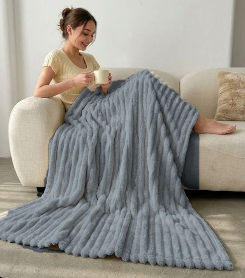Le Cocon Double Face – coloris bleu gris