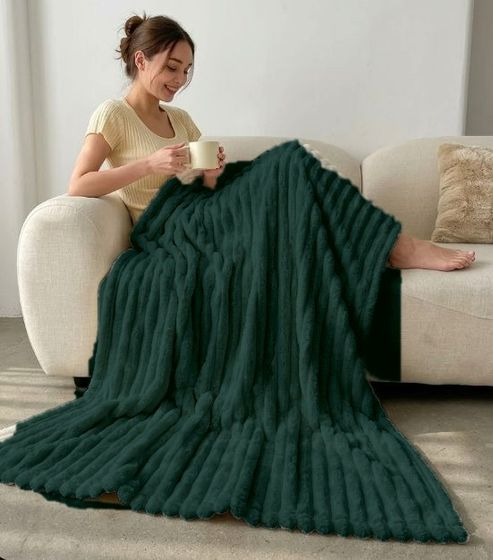 Le Cocon Double Face – coloris vert foncé