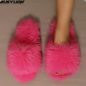 Pantoufles Douillettes – coloris rose fuchsia