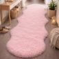 Tapis Poils Longs – coloris rose