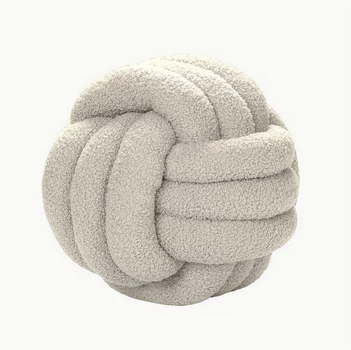 Coussin Nœud – Blanc