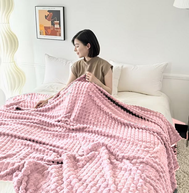 Couverture Gaufrée – Rose