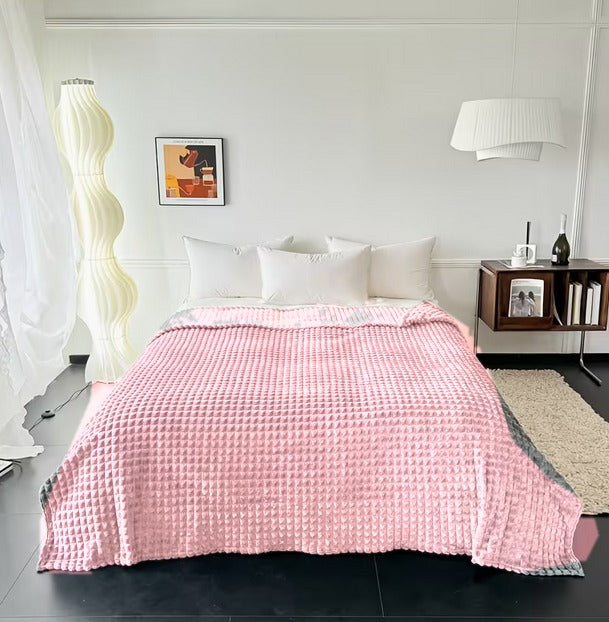 Couverture Gaufrée – Rose
