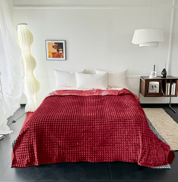 Couverture Gaufrée – Rouge
