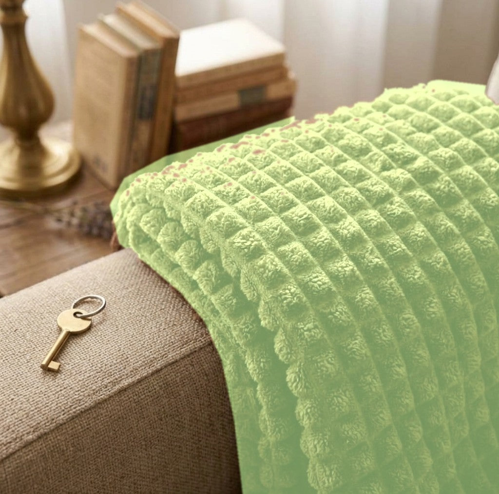 Couverture Gaufrée – Vert