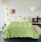 Couverture Gaufrée – Vert