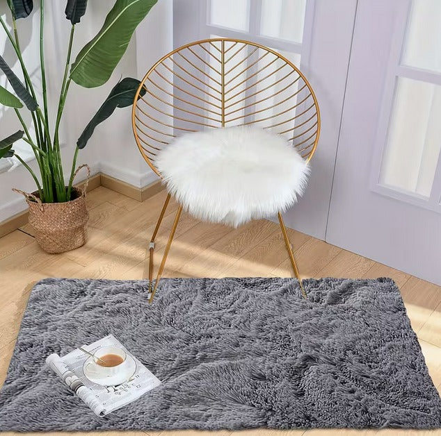 Grand Tapis Moelleux – Gris foncé