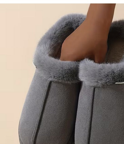 Mules Ultra Moelleuses – Gris anthracite