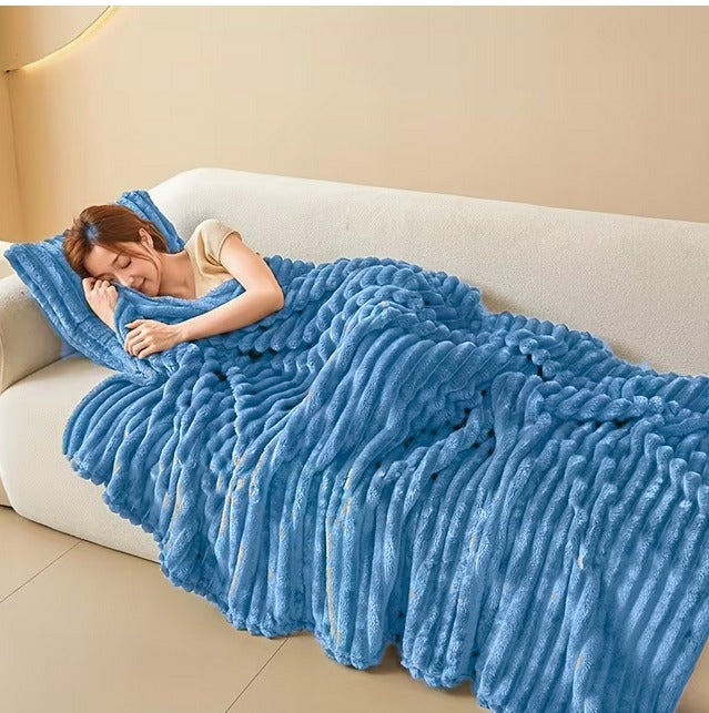 Plaid Nuage – Bleu