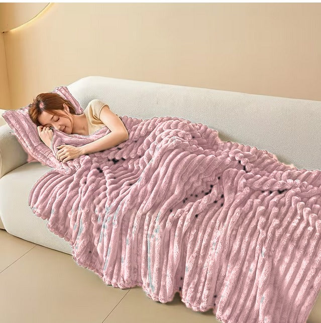 Plaid Nuage – Rose